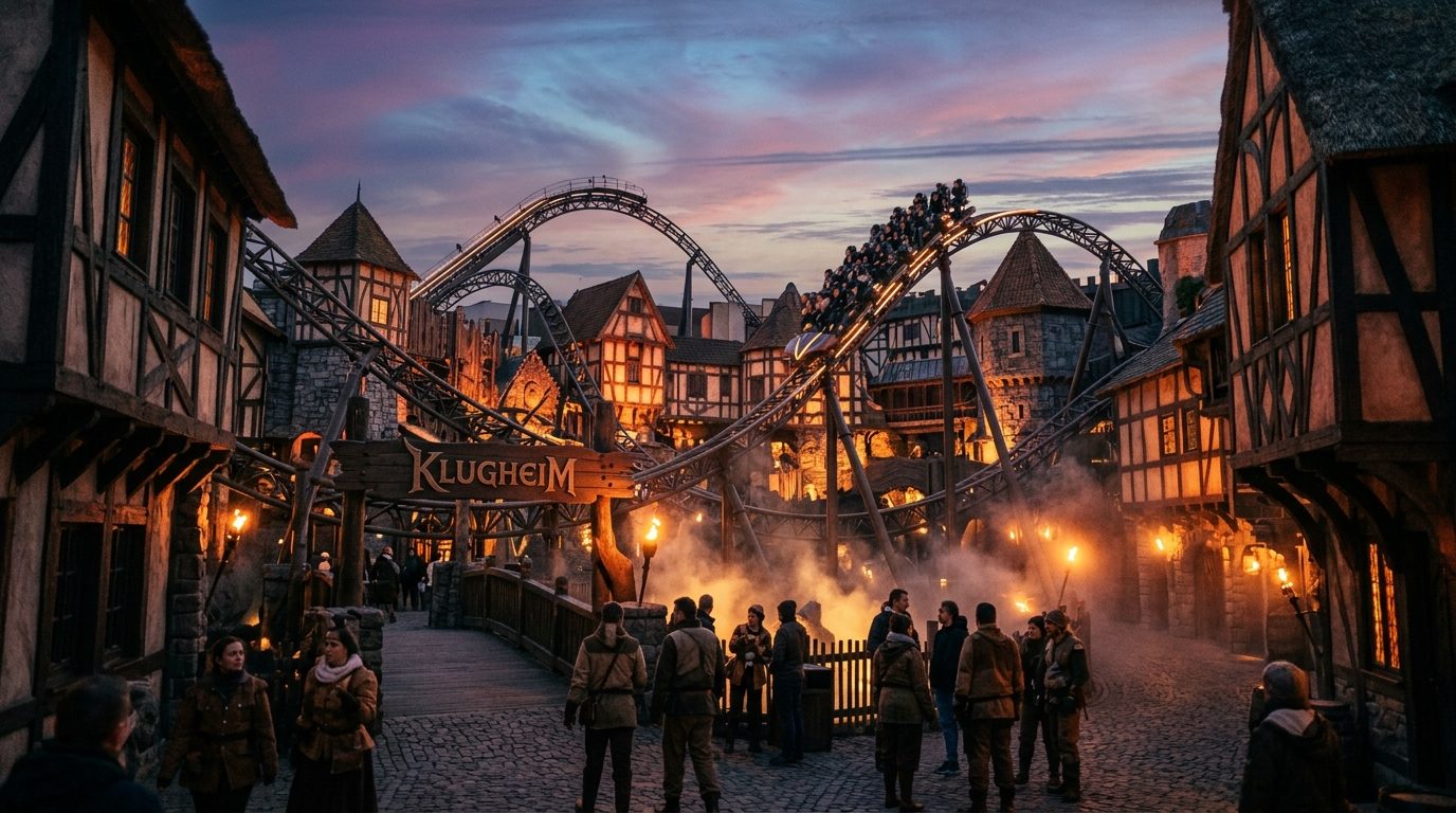 Phantasialand Klugheim Themenwelt mit Taron